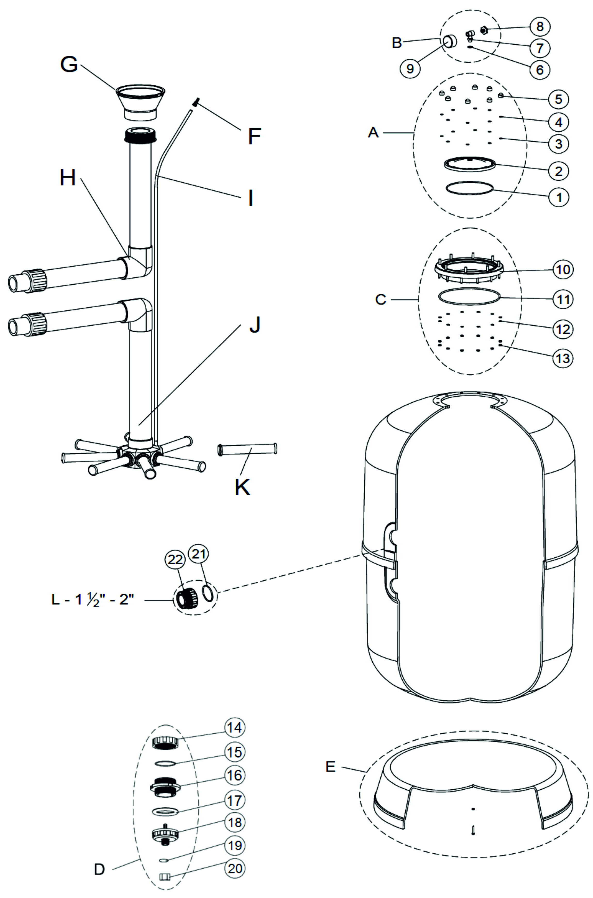 Filtrace Lisboa FV 750 Alto