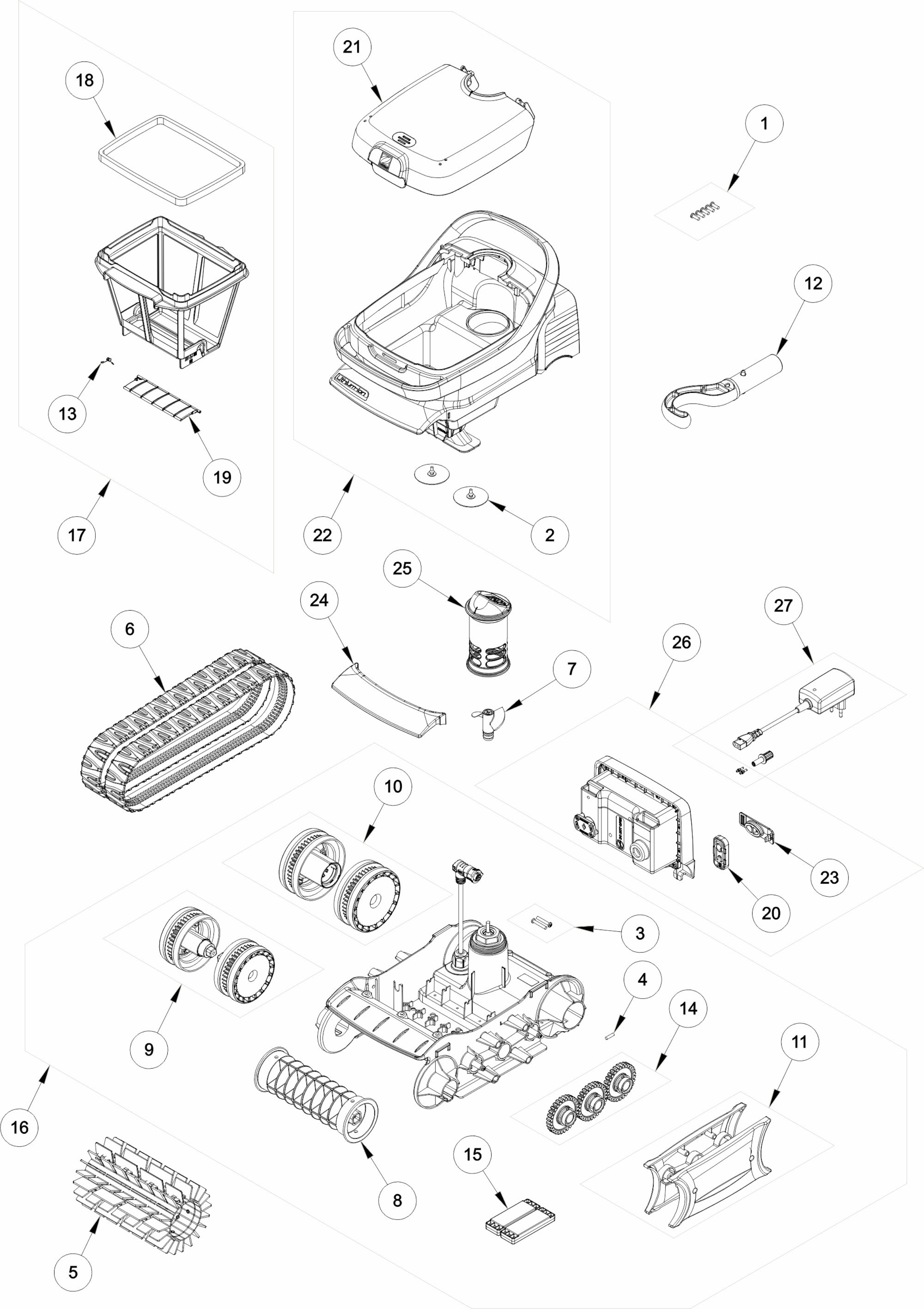 Bateriov vysava Pixel OP32
