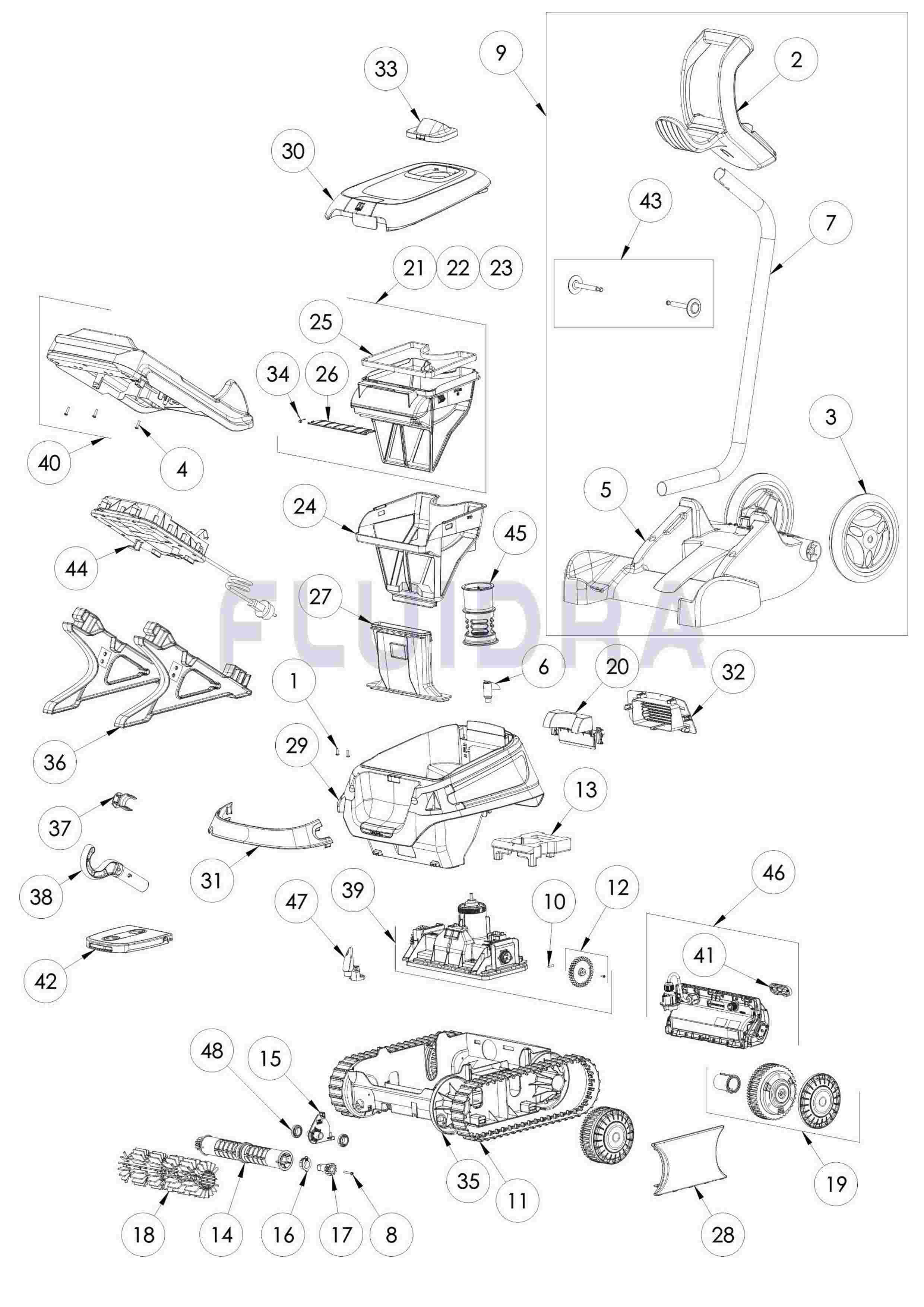 Automatick bateriov vysava CNX 52-Li