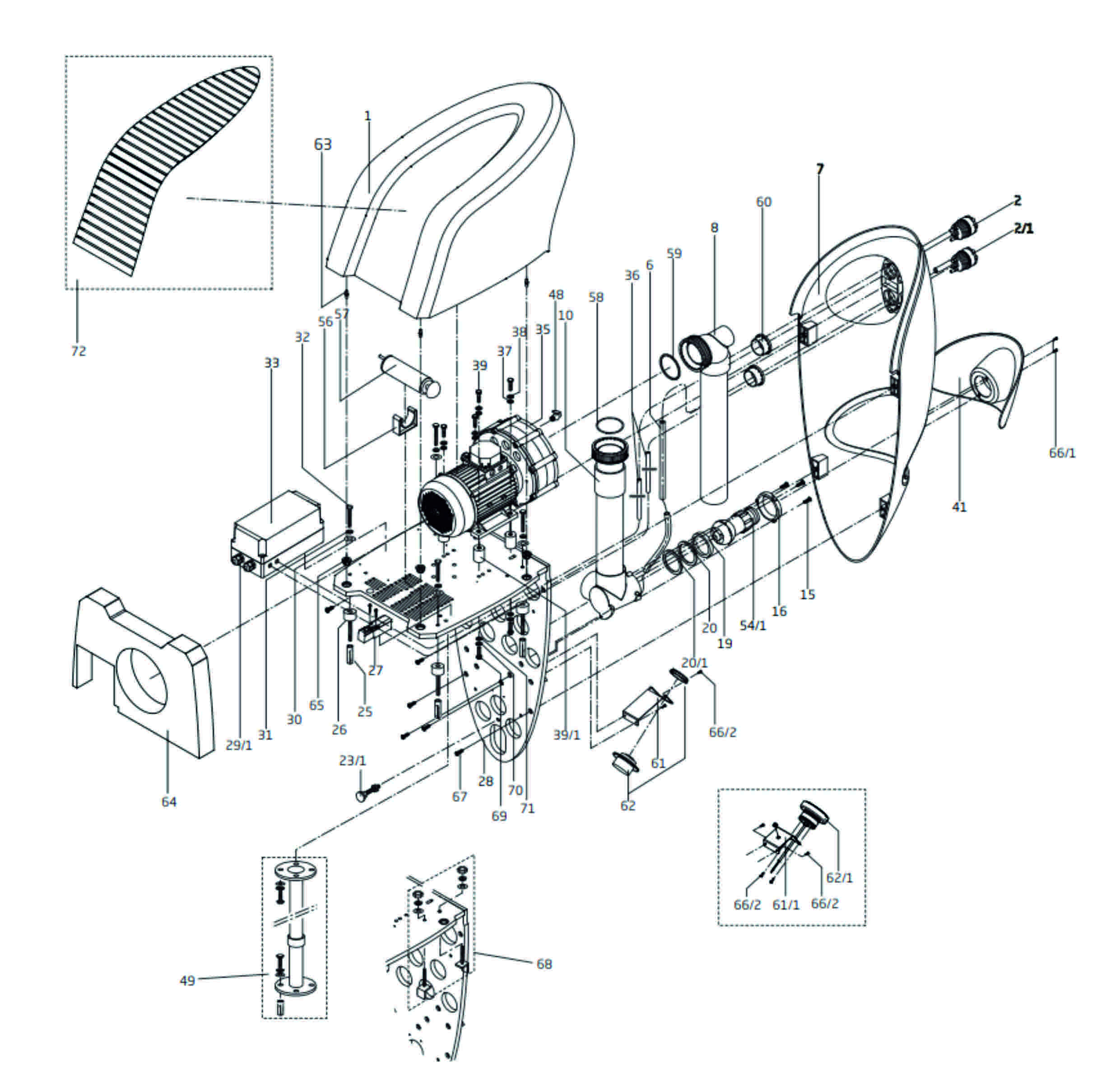 Zvsn protiproud BADU JET PERLA, RIVA