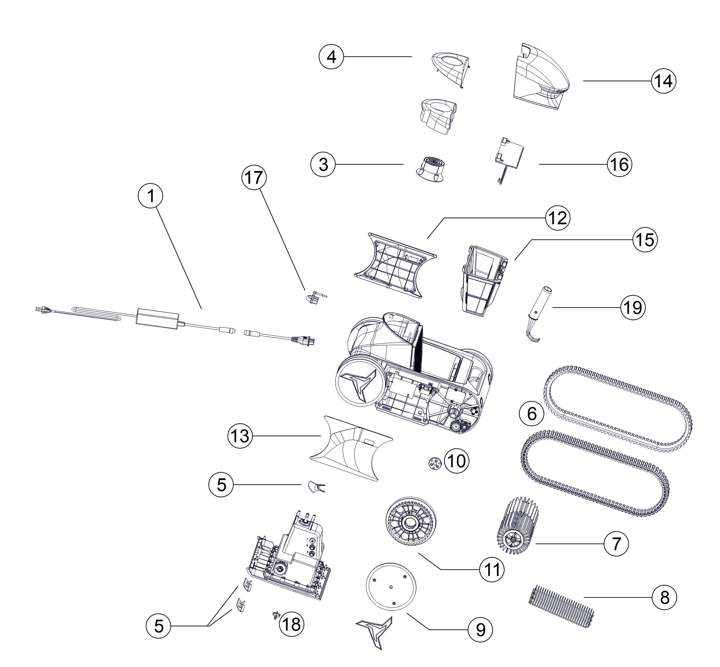 Aut. bateriov vysava Fairland 