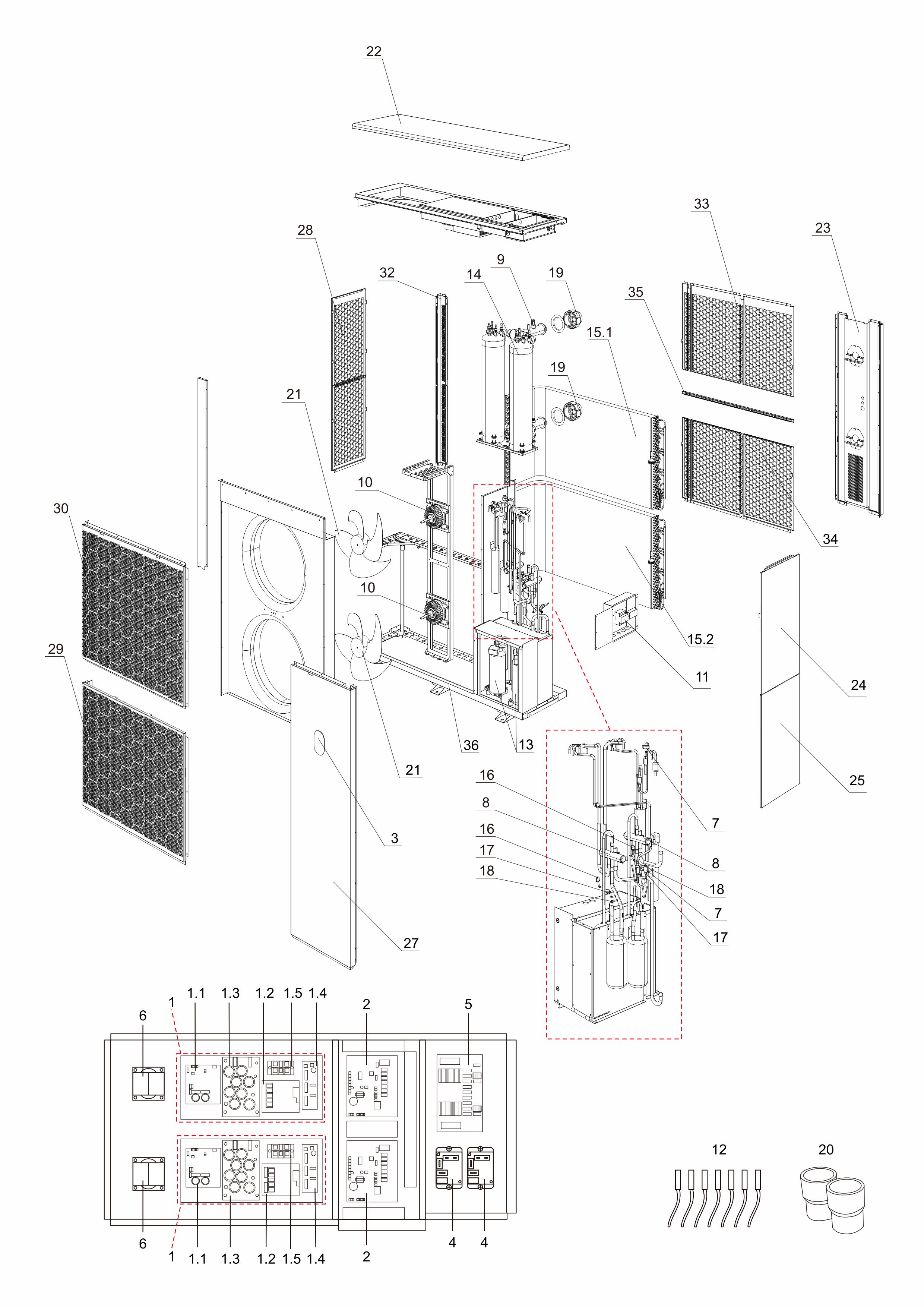 Tepeln erpadlo X20 Jumbo 120kW