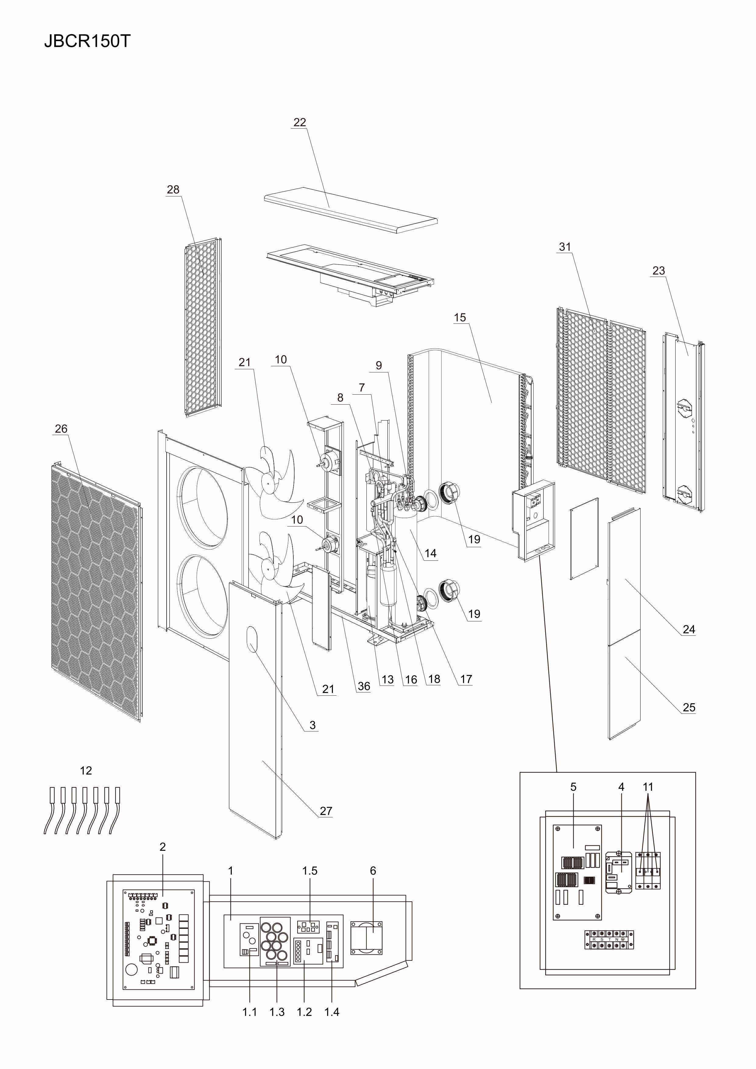 Tepeln erpadlo X20 Jumbo 60kW