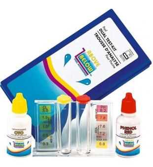 Tester kapikov  Cl/pH  metoda pomoc kapek (v pouzde)