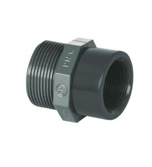 PVC tvarovka - Redukce 1 1/2 ext. x 3/4 int.