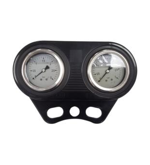 Manometr dvojit horizontln panel s dvma glycerinovmi manometry