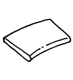 Dlaba Sahara - bl - dladice s rdiusem R2000 Int. - 1ks 