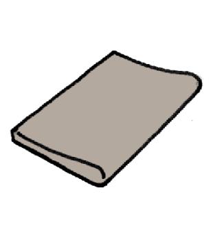 Dlaba Sahara - ed - rovn dl zaoblen 500 x 330 mm, 1ks 