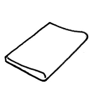 Dlaba Sahara - bl  - rovn dl zaoblen 500 x 330 mm, 1ks 